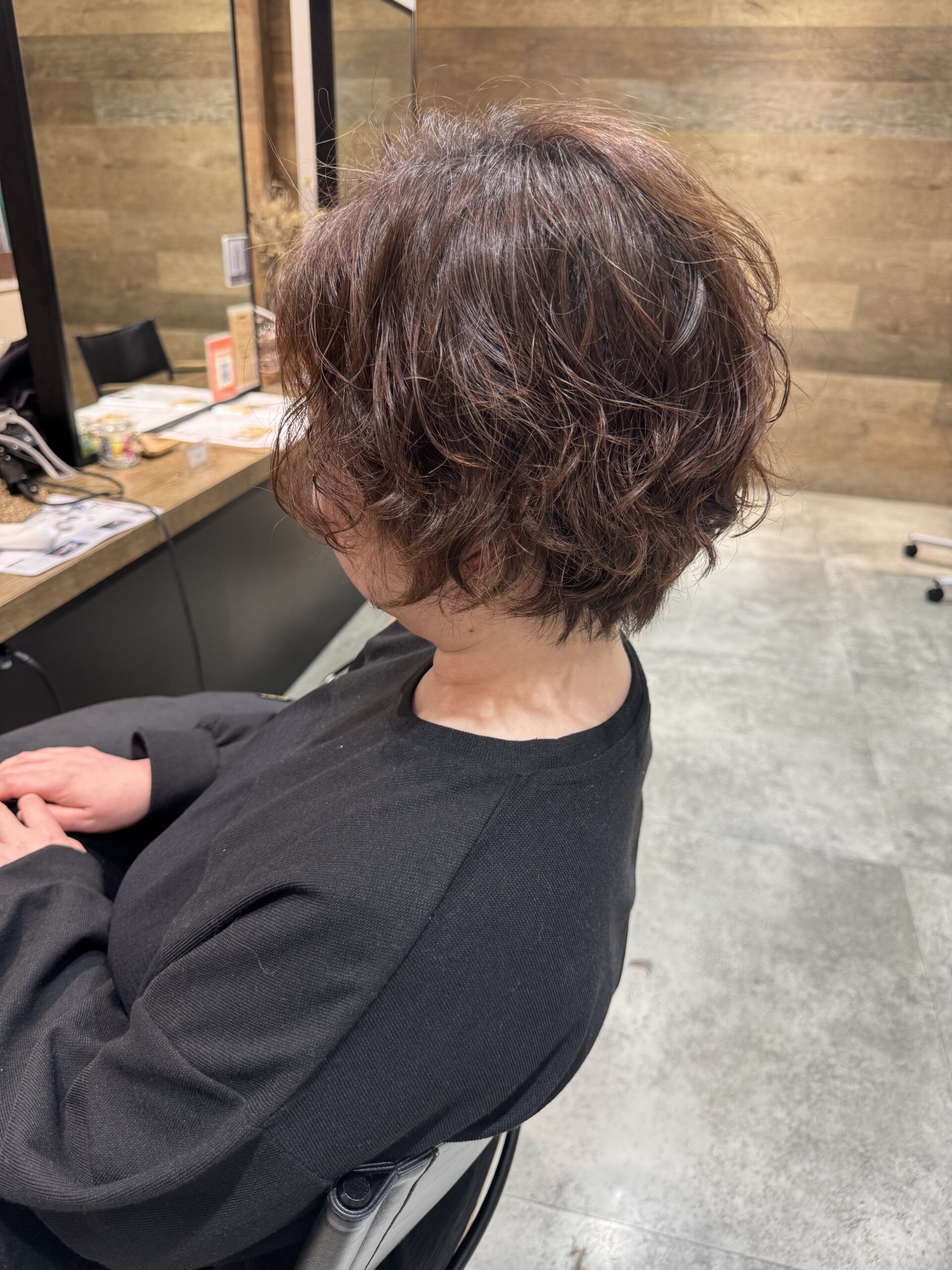 ショートのふんわりパーマ☆